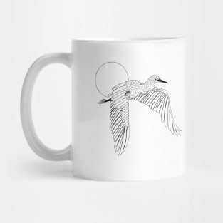 Snowy Egret Bird Mug